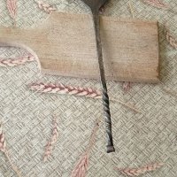 Стара шпатула от ковано желязо, снимка 1 - Антикварни и старинни предмети - 35990457