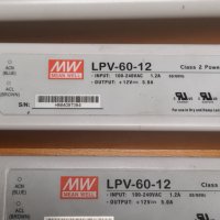 Захранване Импулсно LED захранване MEAN WELL  LPV - 150W / 100W / 60W - 12V,  IP67, снимка 10 - Друга електроника - 44402581