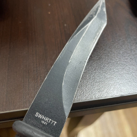 Нож SMITH & WESSON HRT SWHRT7T Фиксирано острие-черно, снимка 2 - Ножове - 44784418