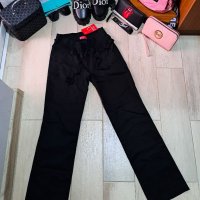 Черен летен панталон широки крачоли , снимка 7 - Панталони - 40671502