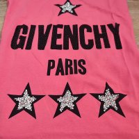 Тениска Givenchy в бяло/черно/розово/жълто, снимка 6 - Тениски - 31334497