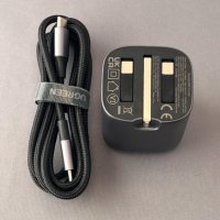 UGREEN 65W USB C зарядно с USB C кабел Сгъваем 3-портов GaN, PPS/PD3.0, снимка 11 - Кабели и адаптери - 42713827