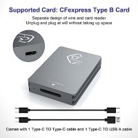 Нов Адаптер за Четец на карти CFexpress тип B, USB 3.2 Хъб Докинг станция, снимка 8 - Друга електроника - 41789650