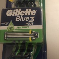 Gillette Blue 3 Sensitive Самобръсначка за мъже х6 броя, снимка 1 - Козметика за лице - 40473653
