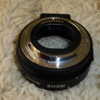 Преходник - адаптер за обективи CANON  EF  към CANON M, снимка 5 - Чанти, стативи, аксесоари - 35737521