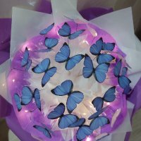 Светещ пеперуден букет, снимка 3 - Други - 40604028