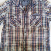 2 бр. ризи къс ръкав на квадратчета XSIDE размер М-L, снимка 6 - Ризи - 33955552