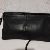 ЕСТЕСТВЕНА КОЖА с косъм - черна, дамска чанта през рамо, снимка 3 - Чанти - 41682773
