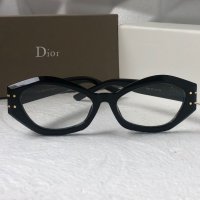 Dior 2023 дамски слънчеви 2 цвята черни прозрачни, снимка 8 - Слънчеви и диоптрични очила - 40515651