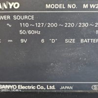 SANYO M W242K , снимка 2 - Радиокасетофони, транзистори - 41735736