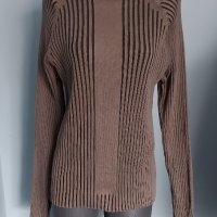 Марков спортен пуловер с поло яка / голям размер , снимка 1 - Пуловери - 44256000