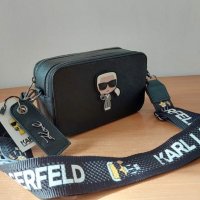 Черна чанта Karl Lagerfeld код SG239, снимка 2 - Чанти - 38177674