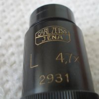 Vintage Lens L 4.7x Carl Zeiss, снимка 2 - Медицинска апаратура - 42166138