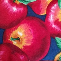 Текстилни ябълки, снимка 6 - Покривки за маси - 41043093