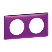 Продавам Рамка 2х Violet irisé (Виолетово) Legrand Celiane, снимка 1 - Други - 44399007