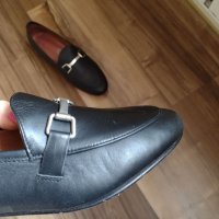 Черни дамски обувки от естествена кожа , снимка 5 - Дамски ежедневни обувки - 40014780