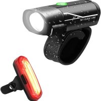 USB Водоустойчив комплект Предна велосипедна светлина Акумулаторна велосипедна, снимка 3 - Аксесоари за велосипеди - 41772148