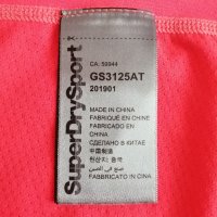 Superdry Sport дамски ярко розов/оранжев спортен потник с вградено бюстие р-р S/M (EU 38), снимка 13 - Спортни екипи - 41459149