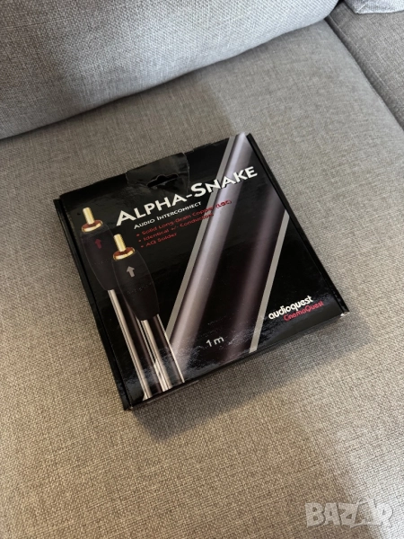 Audioquest Cinema Quest Alpha-Snake Interconnect RCA РЦА кабели чинчове, снимка 1