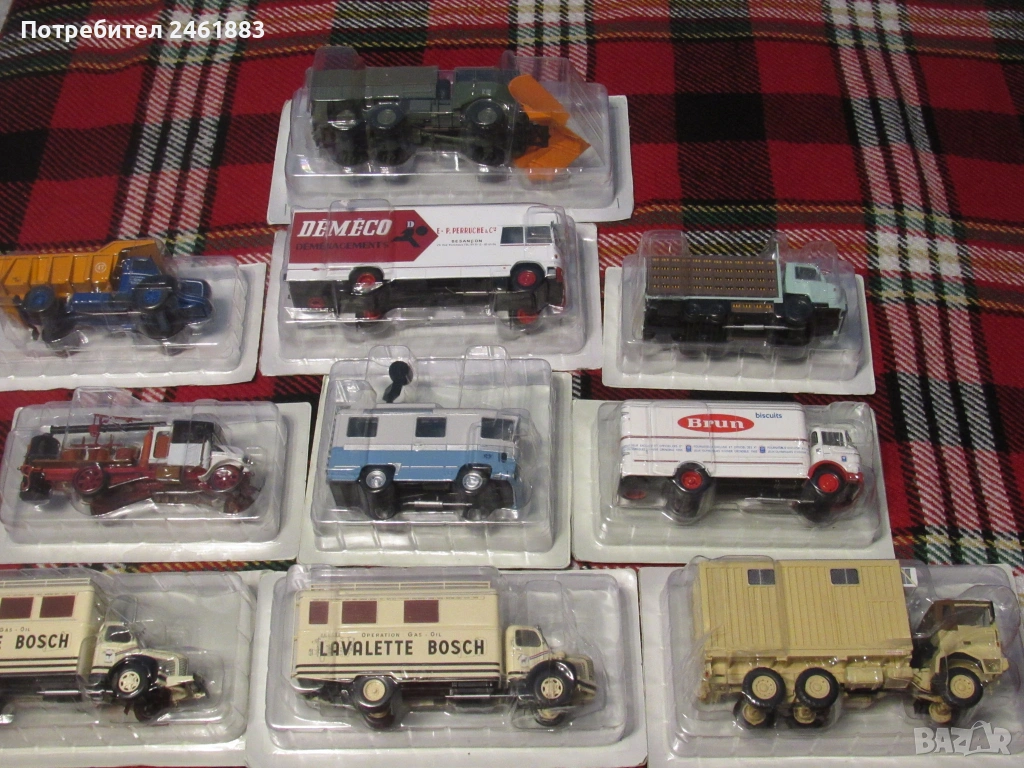 1/43 метални колекционерски колички/камиони Hachette Berliet 10 броя, снимка 1
