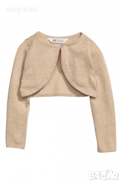 Болеро H&M в цвят злато 18-24 месеца, снимка 1