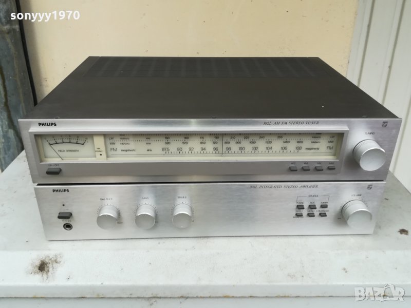 philips ampli+tuner внос germany 1802221701, снимка 1