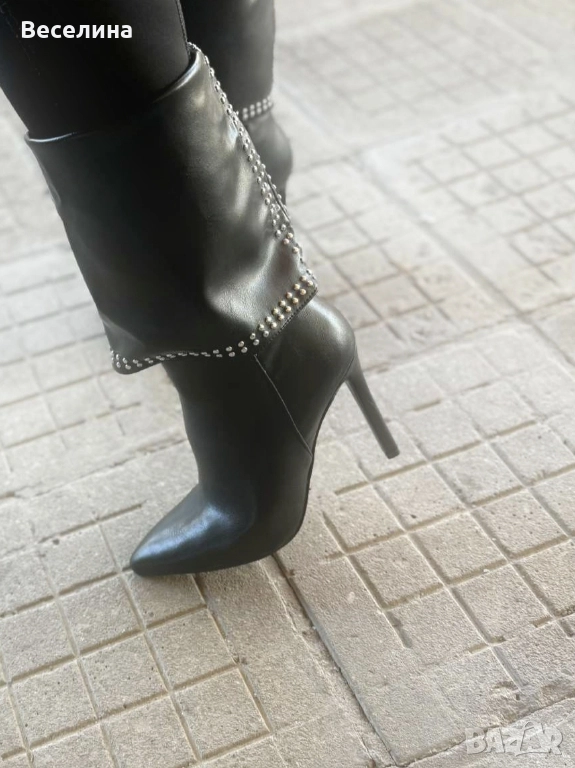 Дамски ботуши от еко кожа , снимка 1