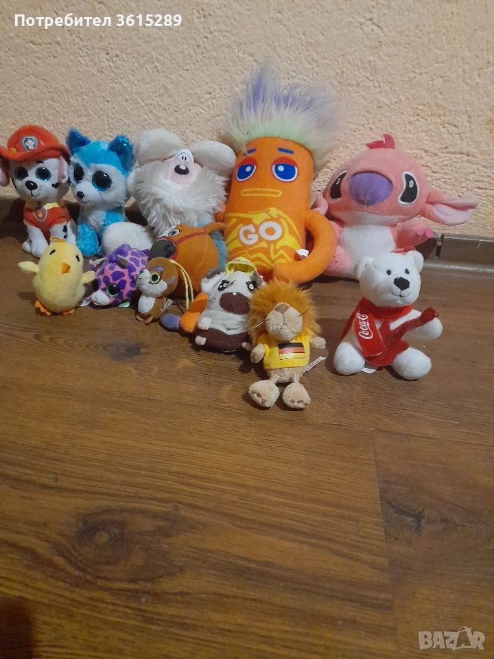 продавам плюшени играчки за 33.01 лв, снимка 1