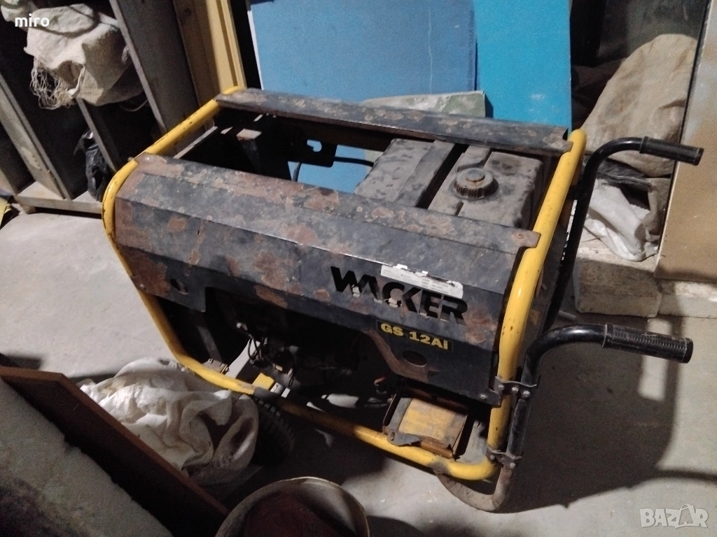 Генератор ТРИФАЗЕН, WACKER ВАКЕР  12 KW, 12 КВ ! Като нов, със стартер, снимка 1