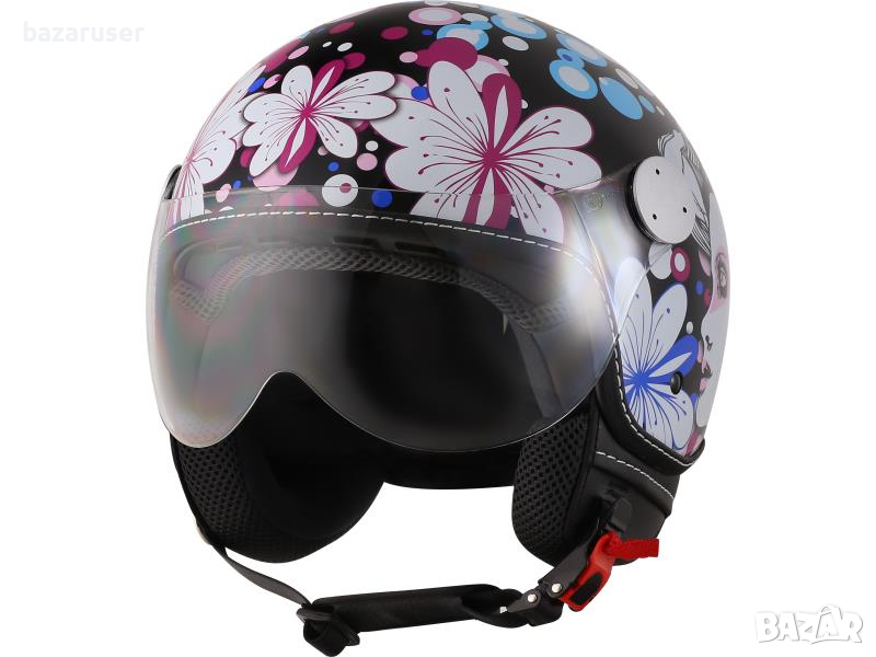 Дамска каска за мотор отворена Ridero,Размер:S,M,XS,L,​XL, снимка 1