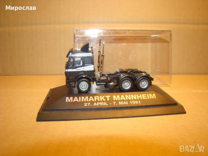 HERPA H0 1/87 MERCEDES BENZ ВЛЕКАЧ КАМИОН МОДЕЛ ИГРАЧКА, снимка 1
