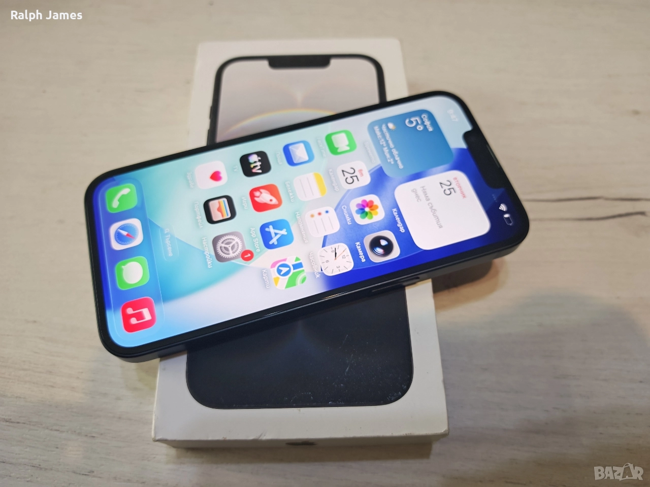 Като нов iPhone 16e 5G 128 GB Black Гаранция, снимка 1