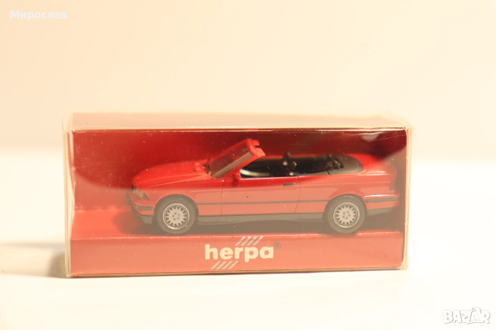 HERPA H0 1/87 BMW 3 КОЛИЧКА КАМИОН МОДЕЛ, снимка 1