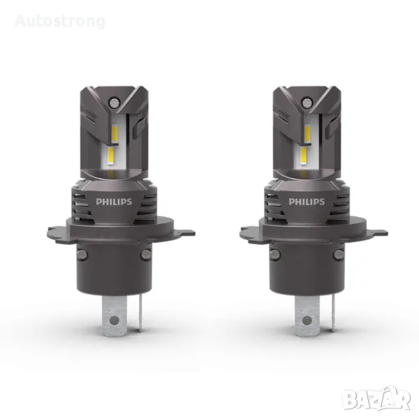  LED крушки предни фарове автомобил H19/H4, Philips Ultinon Access 2500, 12V 20W LED крушки за автом, снимка 1