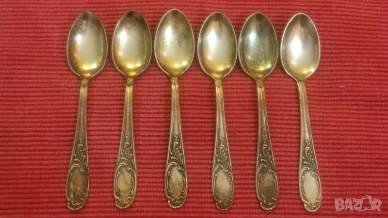 Посребрени лъжички 6 бр, Ebel 120, Solingen. , снимка 1