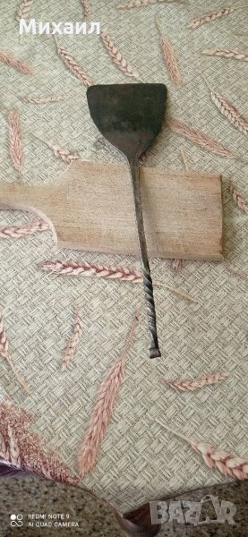 Стара шпатула от ковано желязо, снимка 1