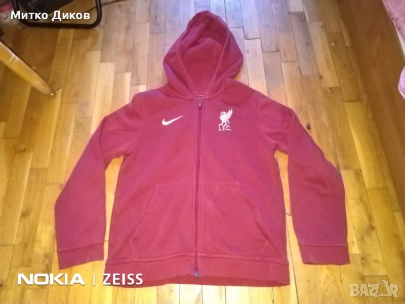 Ливърпул суитчер детски около 10г. дете марков на Найк, снимка 1