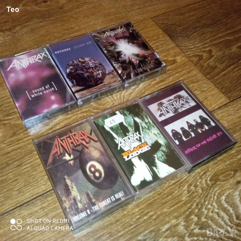 Касетки на Антракс / Anthrax, снимка 1
