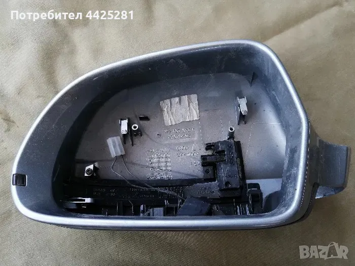 Капачка за ляво огледало AUDI a6, a8, 2008-2018 година. Модели в описанието, снимка 1