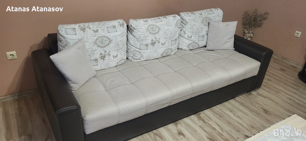 Диван с функция сън, снимка 1