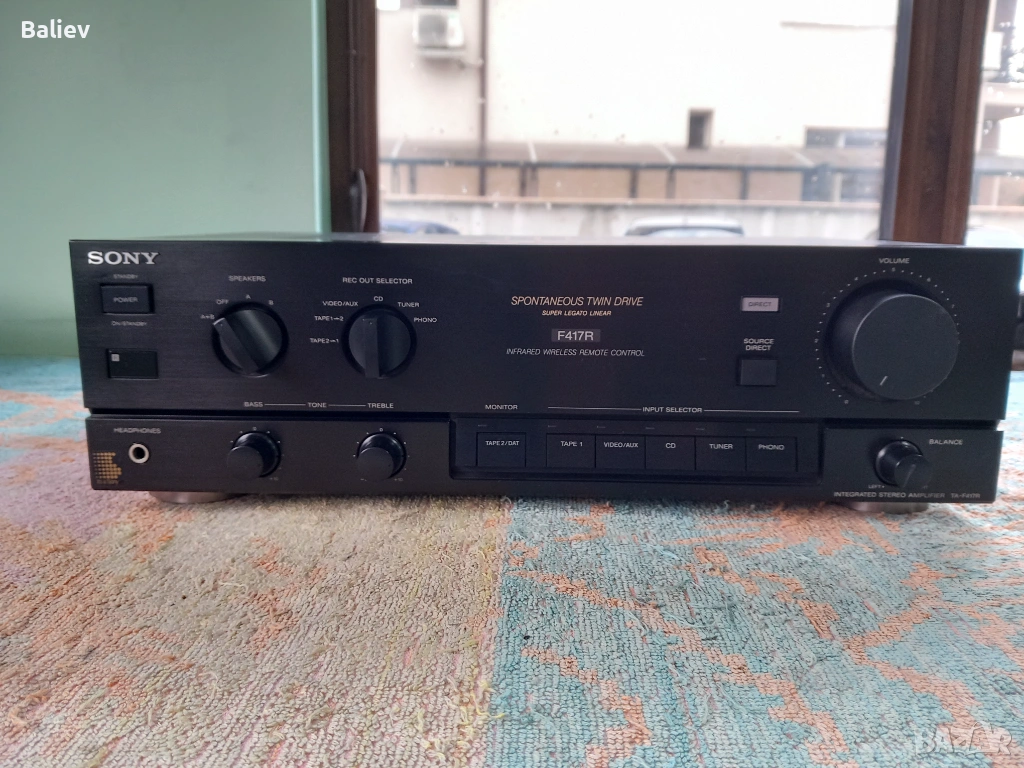 SONY F417R Стерео усилвател , снимка 1