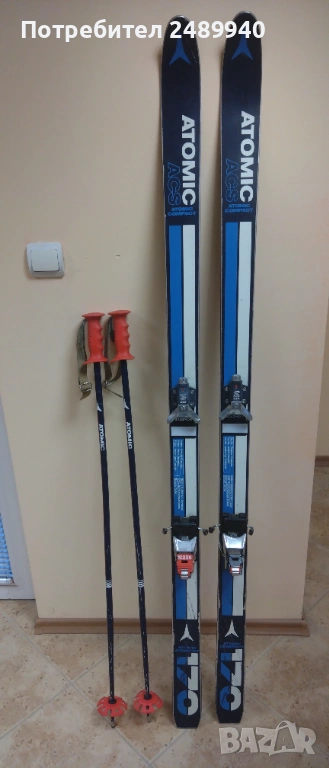 Ски Atomic със щеки, снимка 1