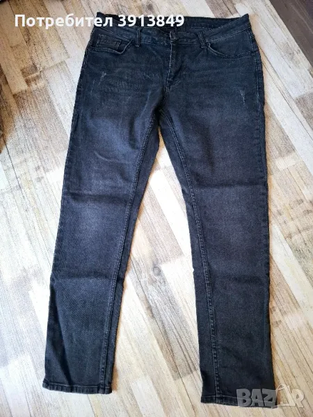 Мъжки черни дънки, снимка 1