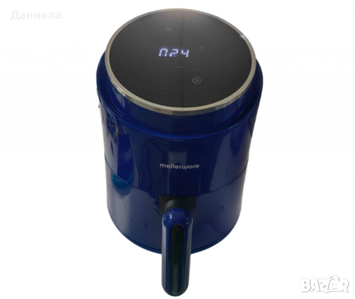 Еър файър с горещ въздух Mellerware - Air fryer Crunchy Blue, снимка 1