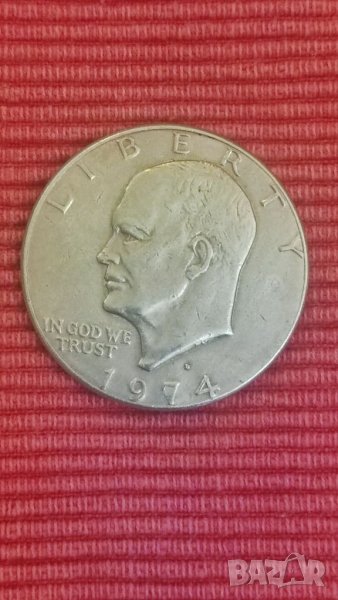 1 долар Айзенхауер 1974 г, голям. , снимка 1