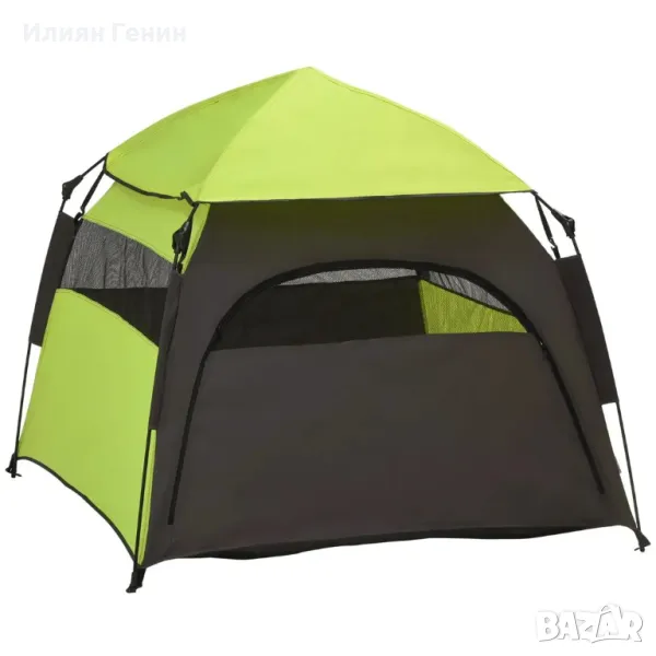 Палатка за домашни любимци PawHut, външна палатка за животни, 110 см x 110 см x 85 см, снимка 1