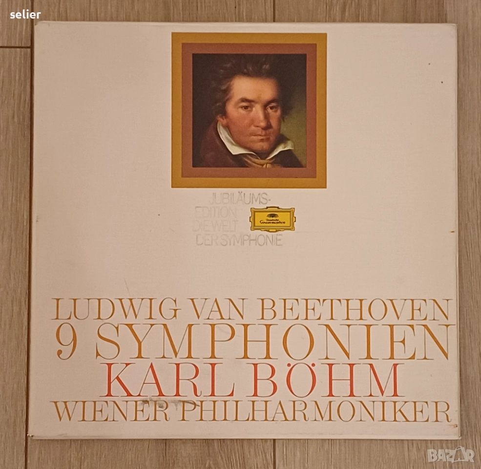 Ludwig van Beethoven – Karl Böhm, Vienna Philharmonic Orchestra* ‎– 9 Symphonies BOX SET  от 9 плочи, снимка 1