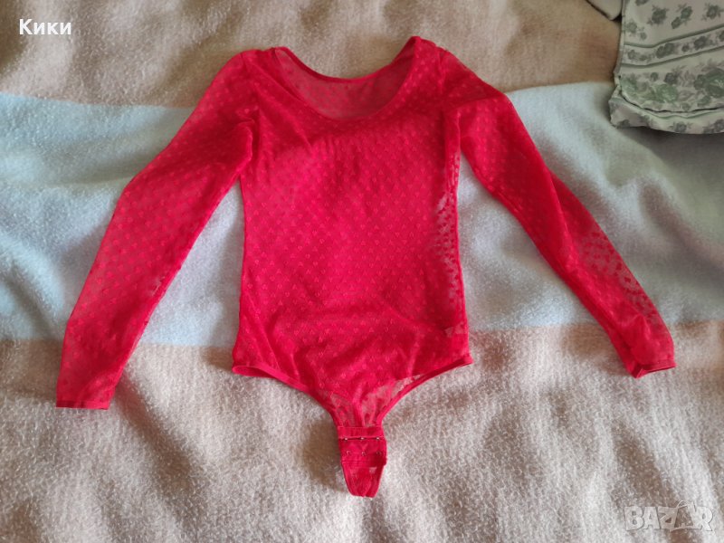 Червено боди със сърце/сърца, снимка 1