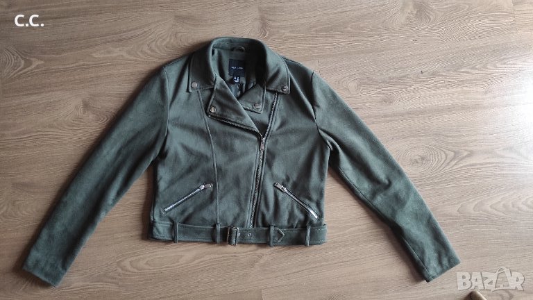 Зелено бейкър пролетно яке, цена 20 лв, снимка 1