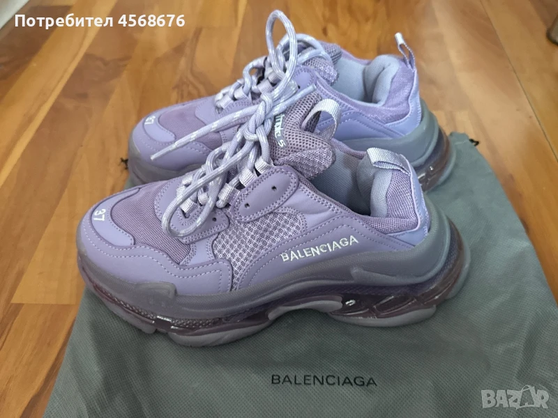 БАЛЕНСИАГА ОБУВКИ-ЛИЛАВИ, снимка 1